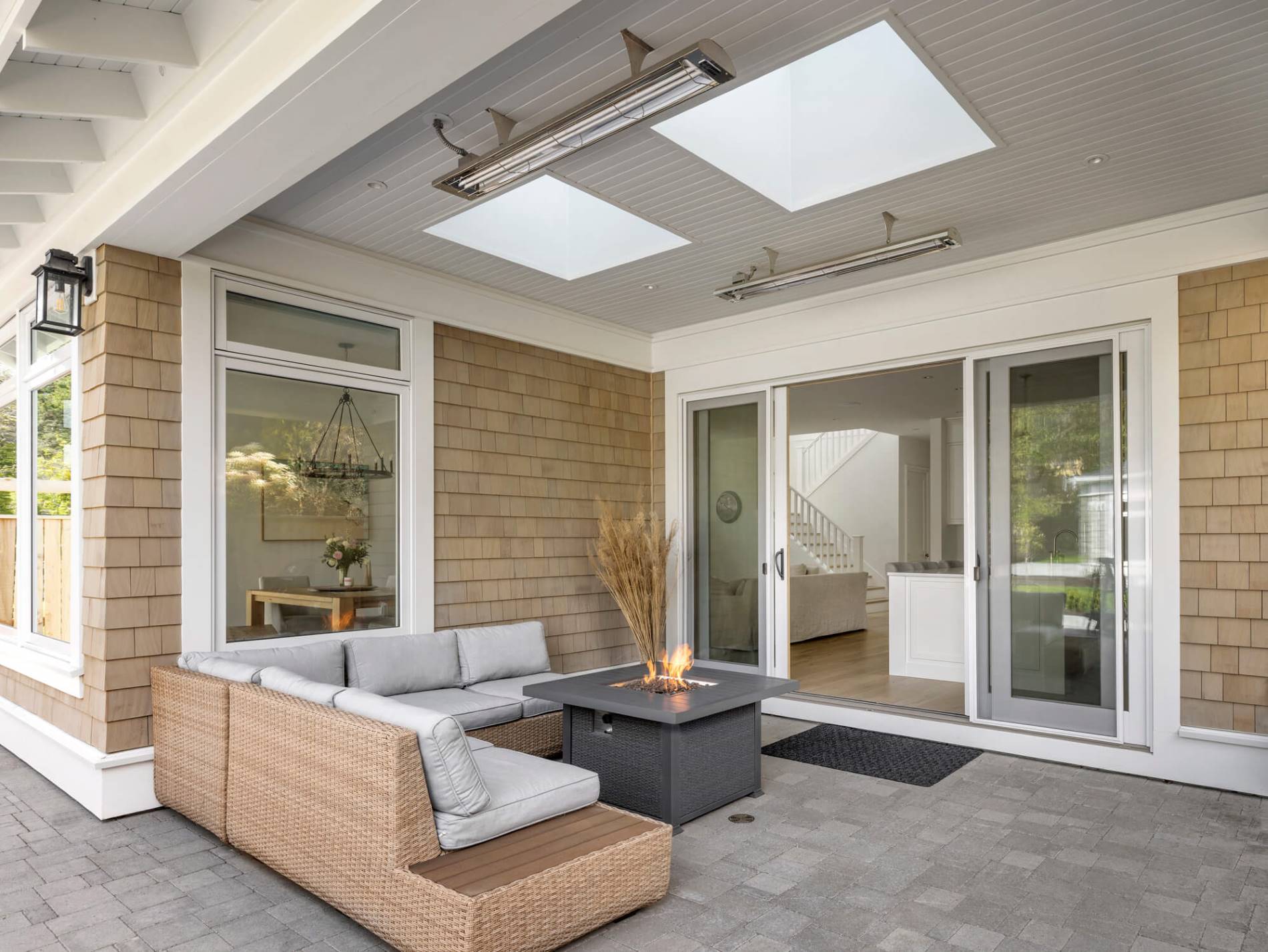 newly renovated outdoor space